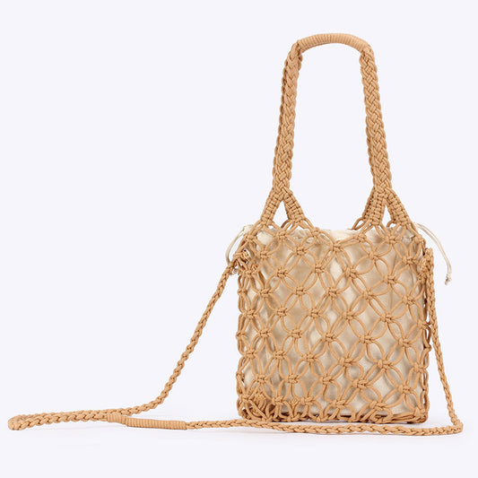 Petit sac à bandoulière beige