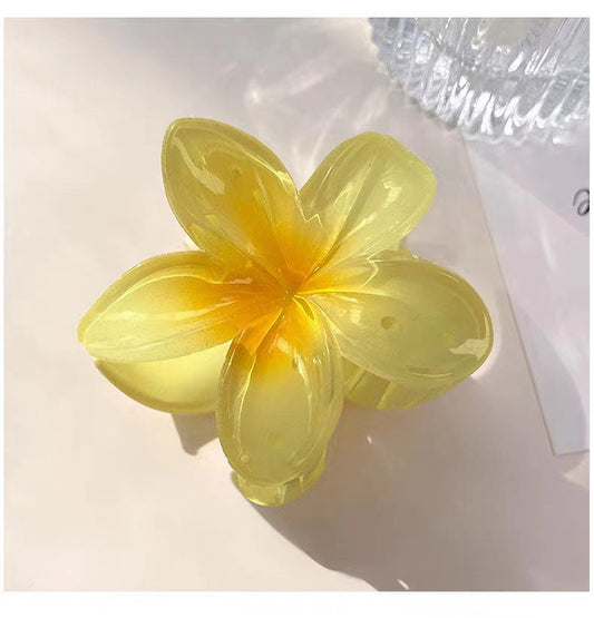 Pince fleur jaune