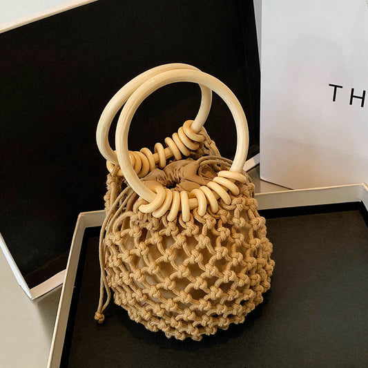 Petit sac à main beige