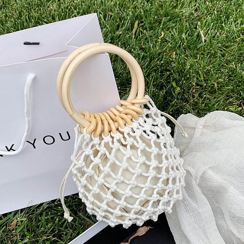 Petit sac à main blanc