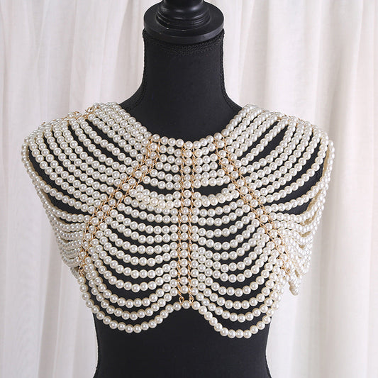 Top bijoux perles & doré